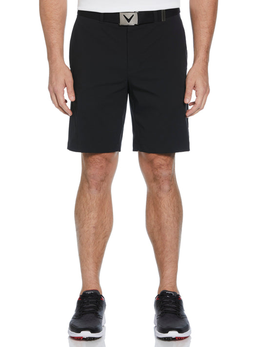 Mens 9" Flat Front Solid Cargo Short
