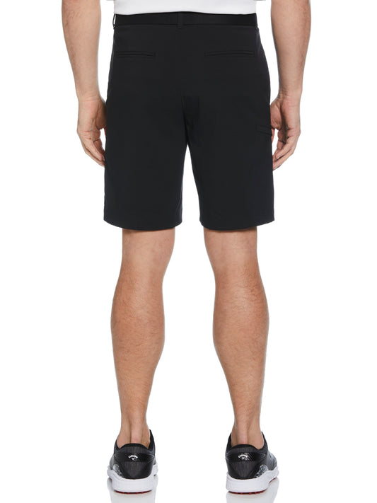 Mens 9" Flat Front Solid Cargo Short