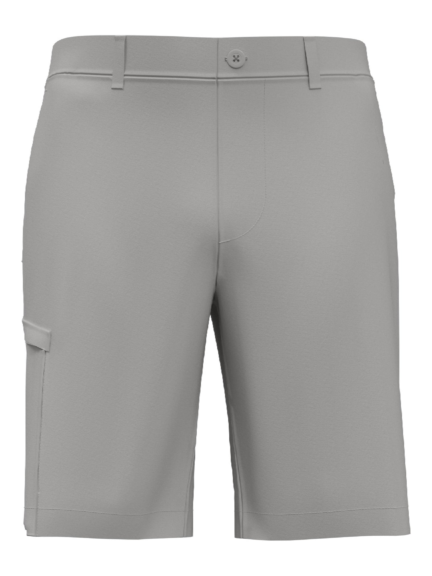 Mens 9" Flat Front Solid Cargo Short
