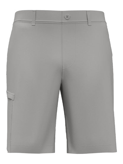Mens 9" Flat Front Solid Cargo Short