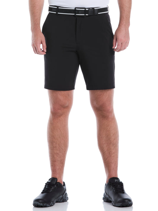 Mens 9" Flat Front Solid Golf Short