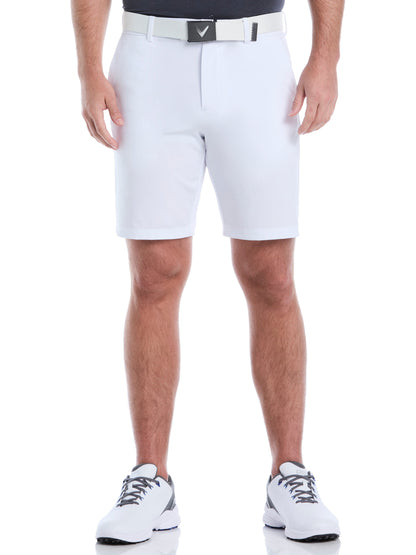 Mens 9" Flat Front Solid Golf Short