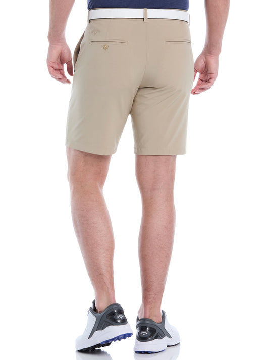 Mens 9" Flat Front Solid Golf Short