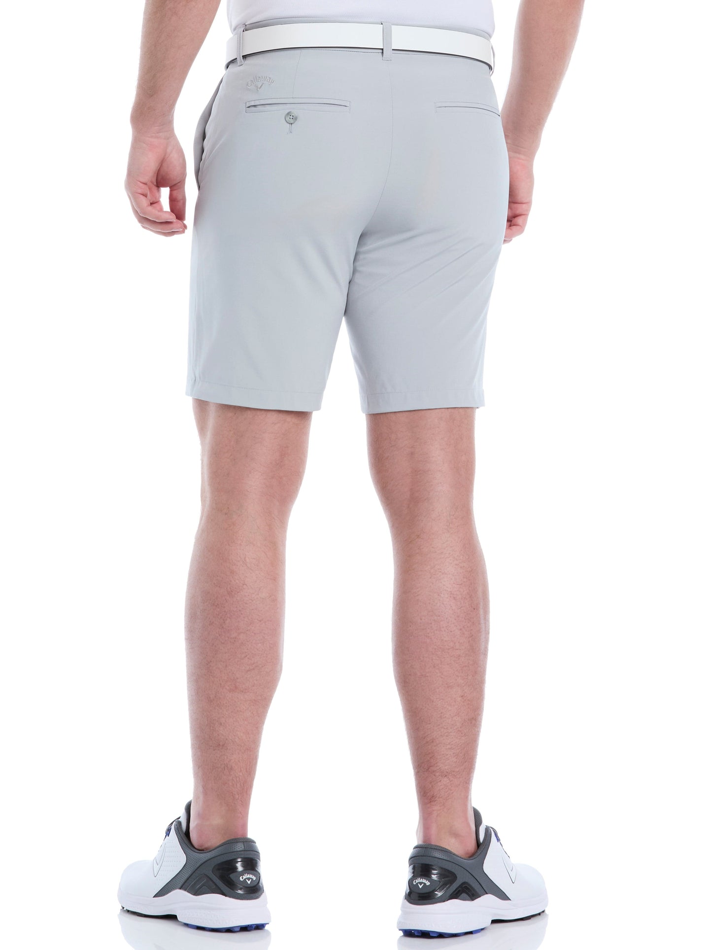 Mens 9" Flat Front Solid Golf Short