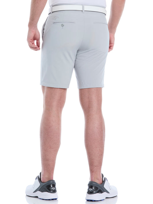 Mens 9" Flat Front Solid Golf Short
