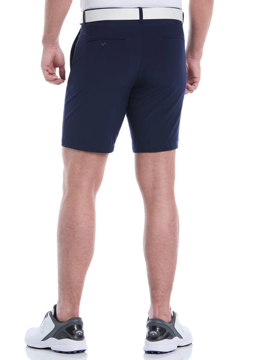 Mens 9" Flat Front Solid Golf Short