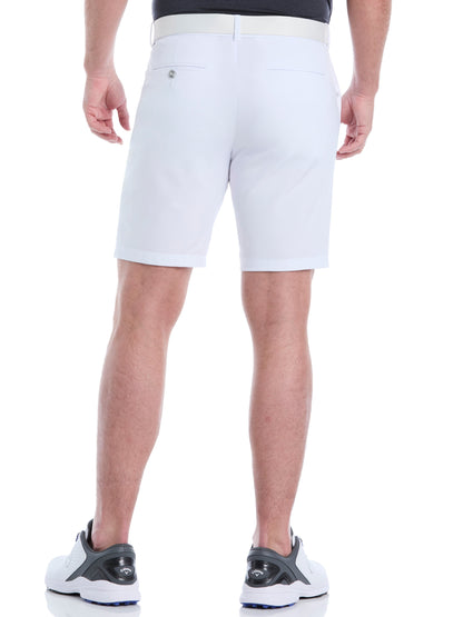 Mens 9" Flat Front Solid Golf Short