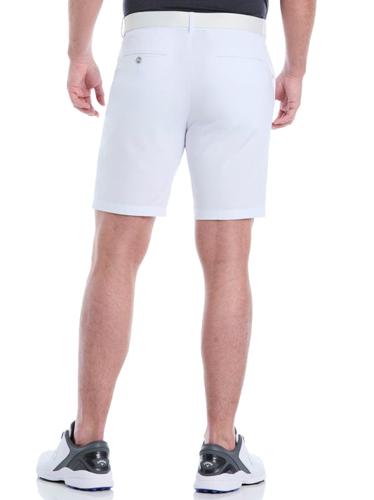 Mens 9" Flat Front Solid Golf Short