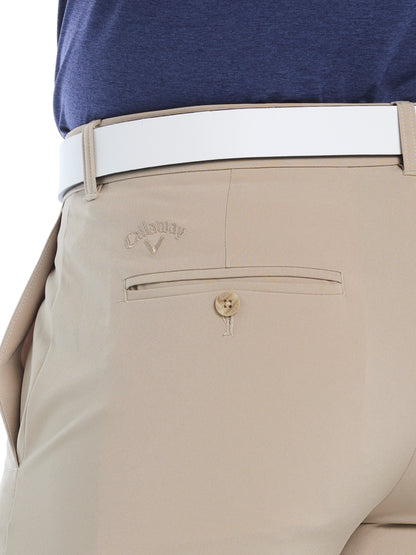 Mens 9" Flat Front Solid Golf Short
