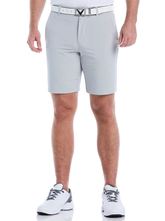Mens 9" Flat Front Solid Golf Short