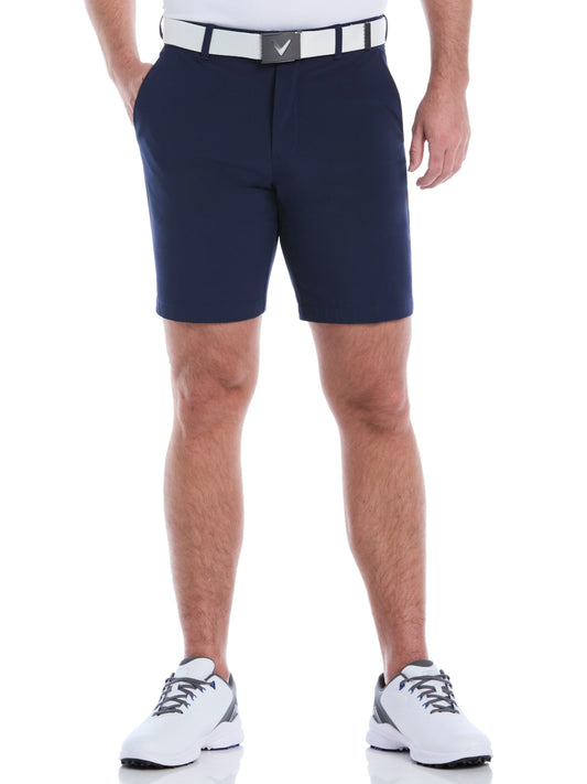 Mens 9" Flat Front Solid Golf Short
