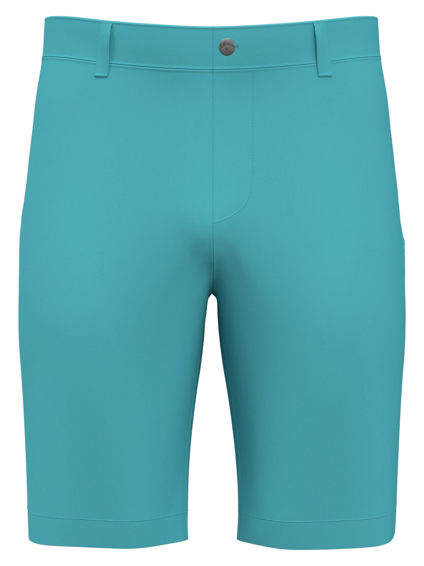Mens 9" Flat Front Solid Golf Shorts