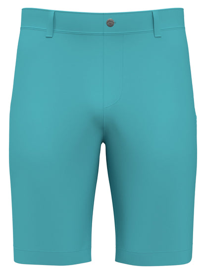 Mens 9" Flat Front Solid Golf Shorts