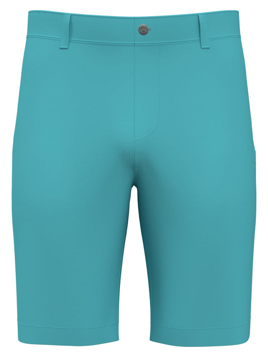 Mens 9" Flat Front Solid Golf Shorts