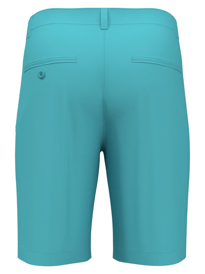 Mens 9" Flat Front Solid Golf Shorts