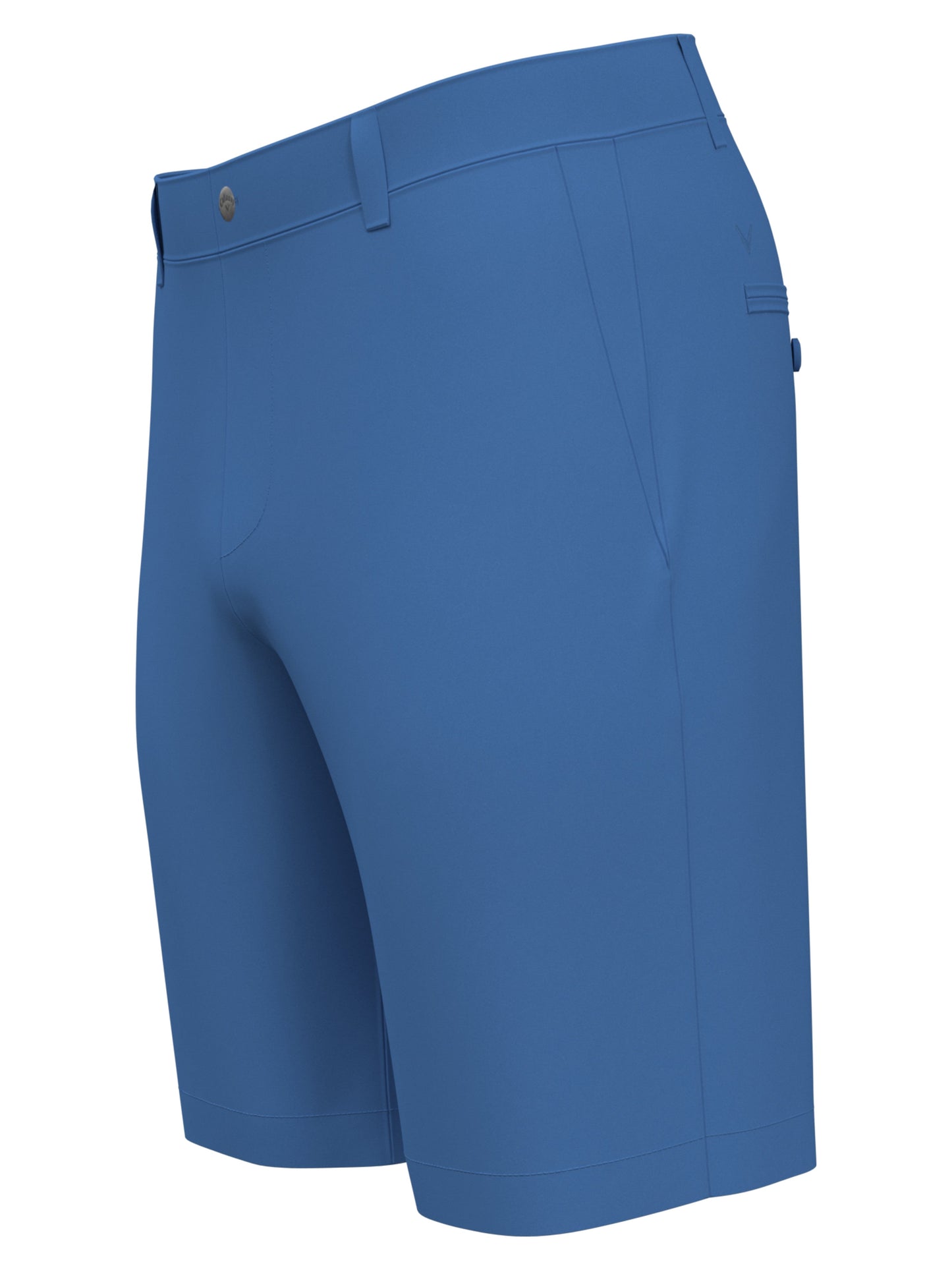 Mens 9" Flat Front Solid Golf Shorts