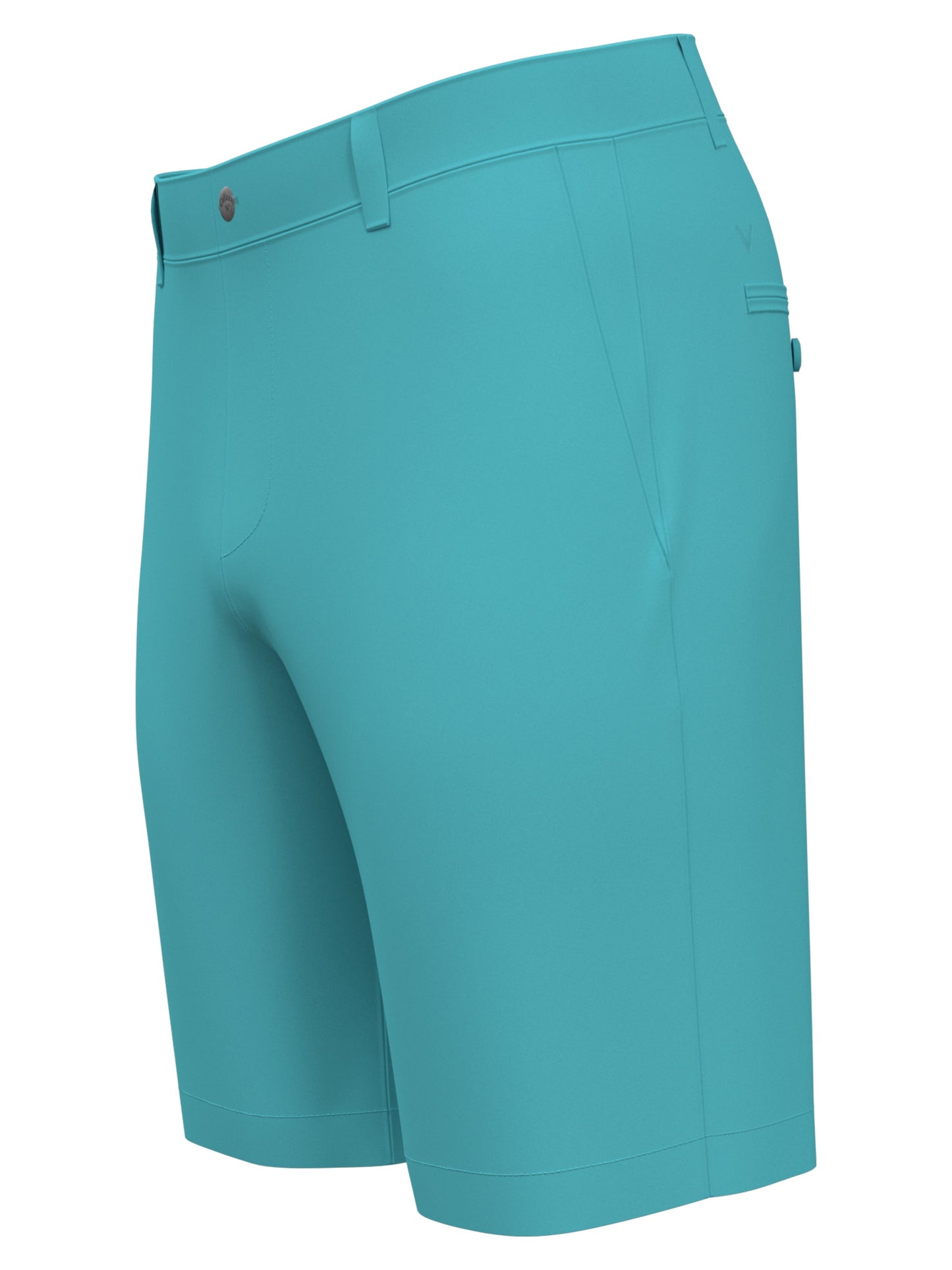 Mens 9" Flat Front Solid Golf Shorts