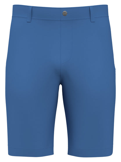 Mens 9" Flat Front Solid Golf Shorts
