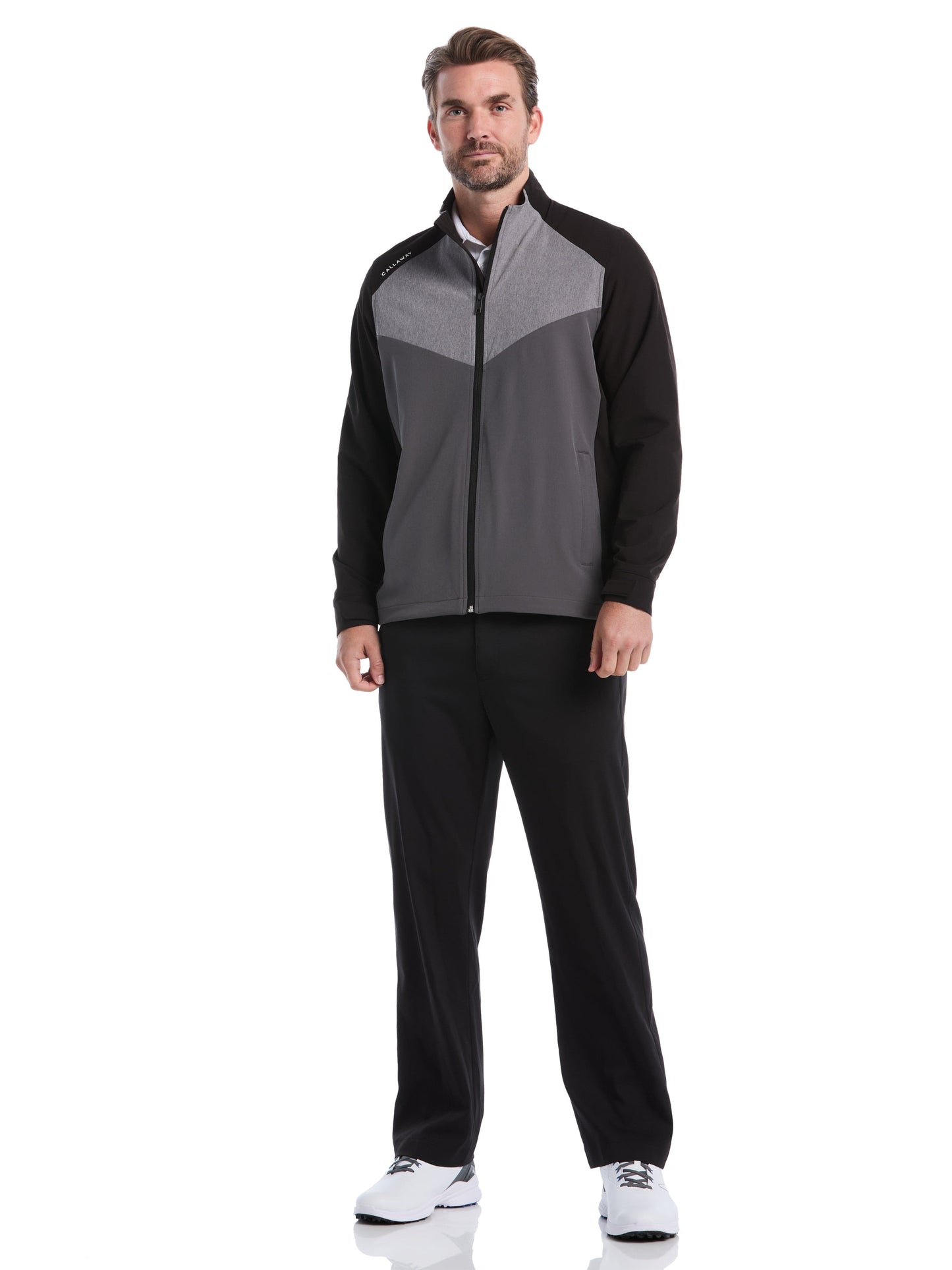 Mens Full Zip Wind Jacket