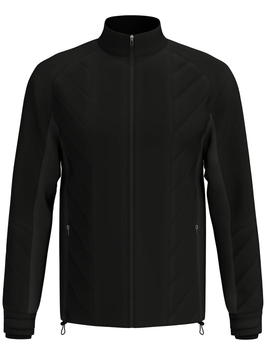 Mens Pieced Quilted Puffer Jacket