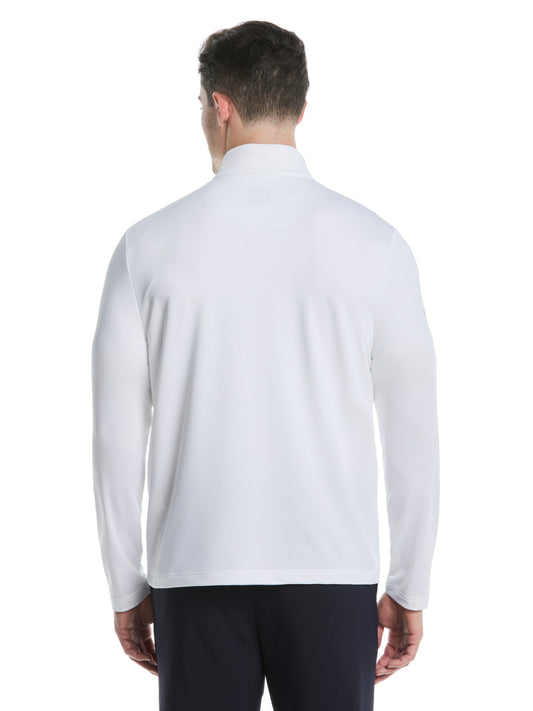 Mens Solid Sun 1/4 Zip Pullover