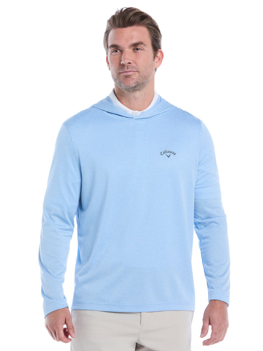 Mens Texture Coastal Hoodie