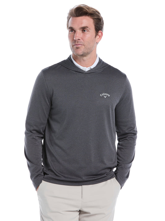 Mens Texture Coastal Hoodie