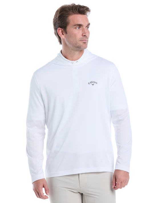 Mens Texture Coastal Hoodie