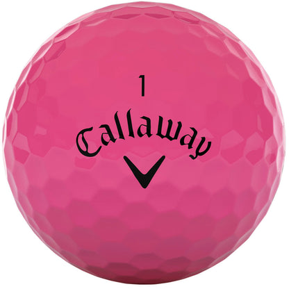 Callaway REVA Ladies Golf Balls - Enhanced Distance, Soft Feel, Pink, 12-Pack