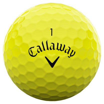 Callaway Supersoft Yellow Golf Balls: Enhanced Distance, Soft Feel, Superior Control (12-Pack)