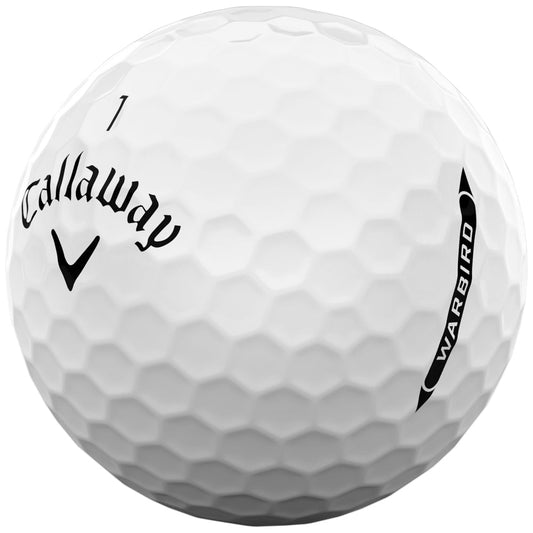 Callaway Warbird Distance+ Golf Balls: Enhanced Speed, High Launch, 12-Pack White