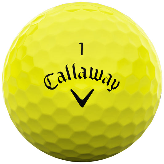 Callaway Warbird Distance+ Yellow Golf Balls - 12 Pack - High Speed Core